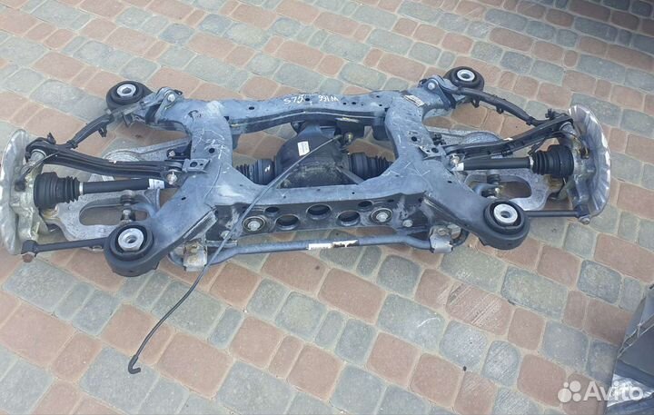 W166 Mercedes GLS X166 задний мост в сборе