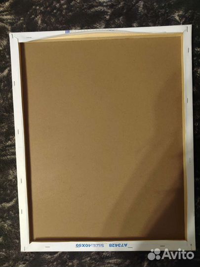 Картина по номерам раскрашенная