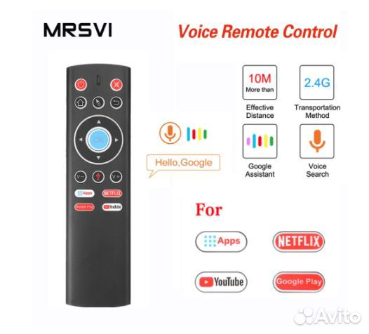 Пульт ду T1 с голосовым управлением, 2,4 ггц + ик