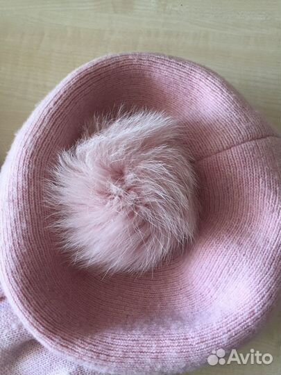 Комплект шапка и шарф для девочки