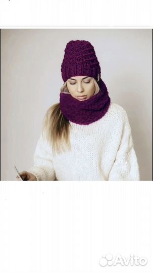 Шапка+снуд