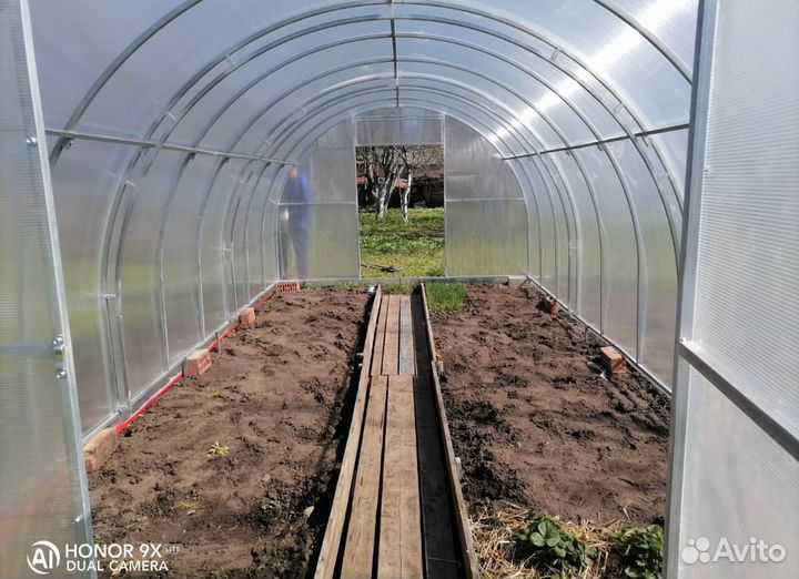 Теплица 3 на 4 из поликарбоната