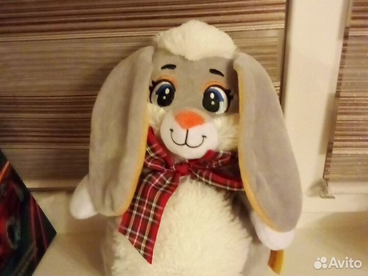 Мягкая игрушка белый Заяц
