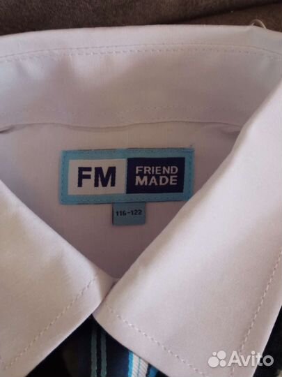 Рубашка, жилет, галстук 116-122