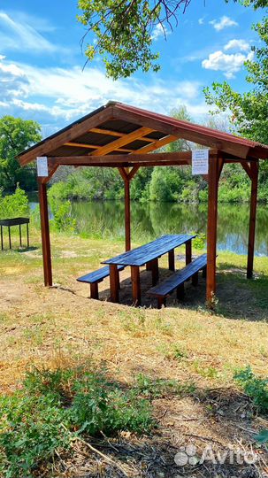 Аренда беседки у воды