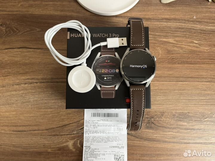Смарт часы huawei watch 3 pro LTE