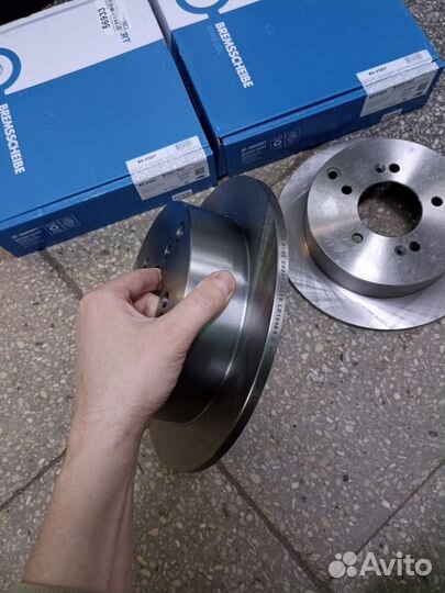 Диск тормозной задний Hyundai ix35, Santa Fe