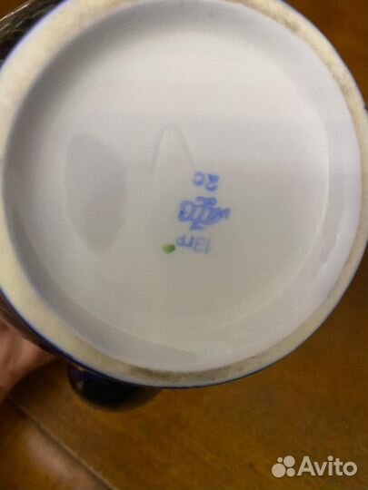 Заварочный чайник золотой фриз кобальт лфз