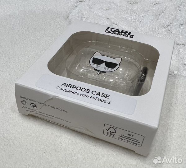 Новый оригинал Karl Lagerfeld Чехол для airpods 3