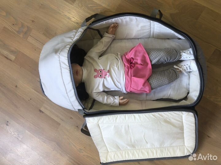 Переноска для детей серая
