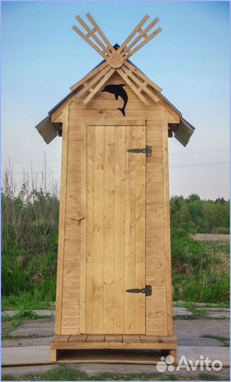 Дачный туалет с дельфином лхм 410