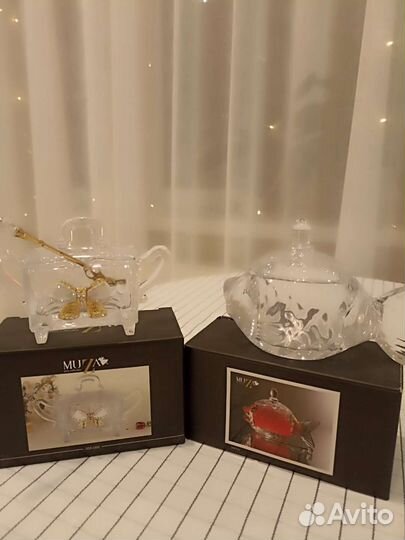 Посуда из богемское стекло