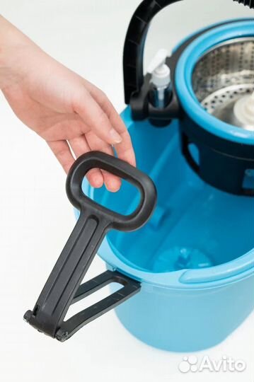 Швабра с отжимом тележка