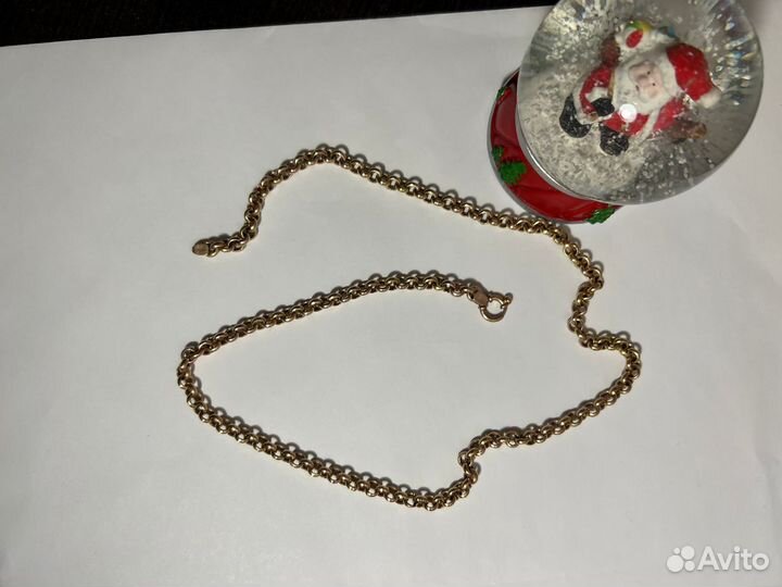 Цепочка золотая мужская 585