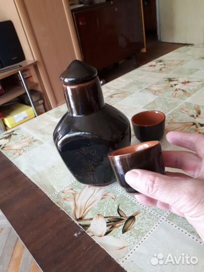 Штоф глиняный