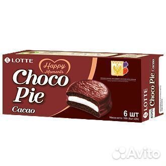 Пирожное Choco Pie Lotte Какао 168 г