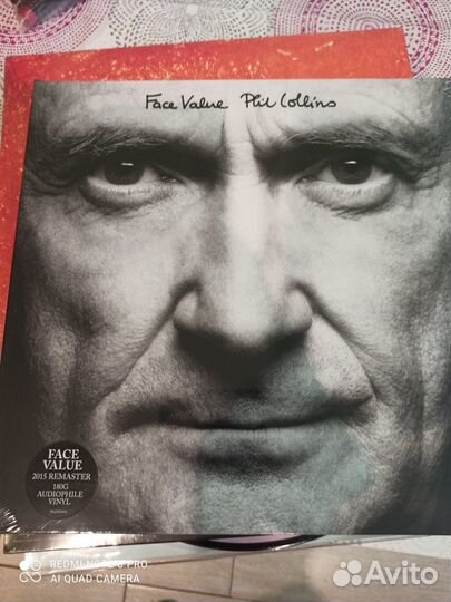 Phil Collins. Face Value (LP) Винил