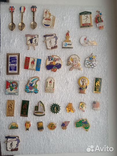 Значки (официальные знаки Олимпийских игр 1)