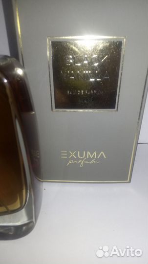 Exuma parfums black vanilla100ML