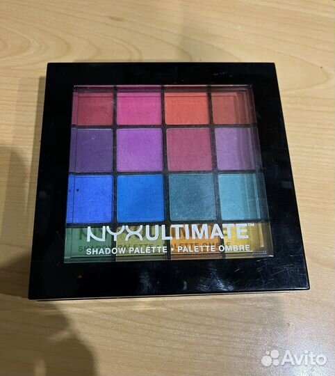 Тени. Палитра теней NYX