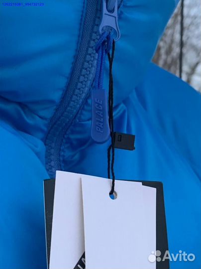 Пуховик Palace blue с балаклавой (Арт.98018)