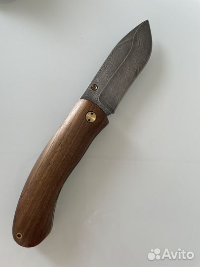 Нож егерьский -2 сталь Дамаск