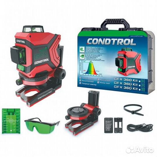 Лазерный нивелир condtrol XLiner Quattro 360G Kit