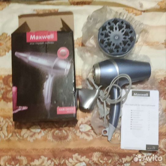 Фен для волос новый
