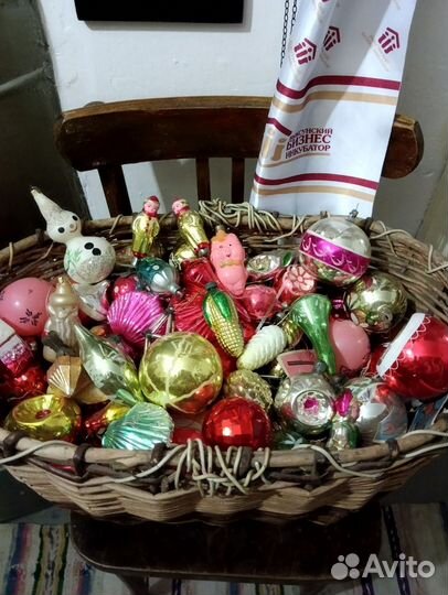 Елочные игрушки СССР