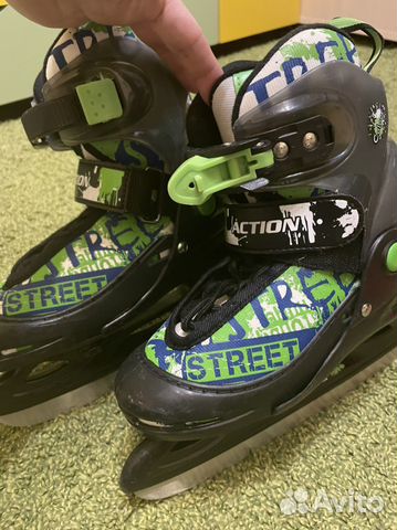 Коньки детские раздвижные 30 33