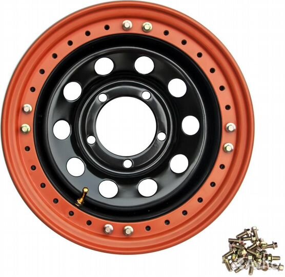 Диск усиленный УАЗ стальной черный 5x139,7 8xR16