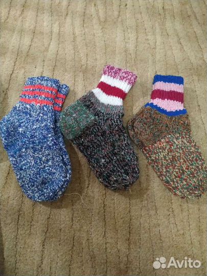 Вязаные носки