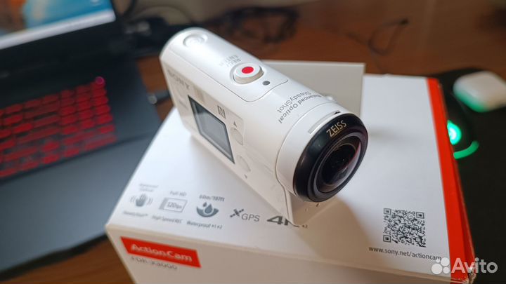 Экшен камера sony fdr x3000 4К
