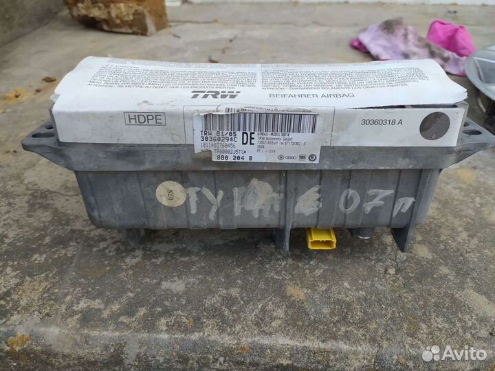 Подушка безопасности volkswagen touran