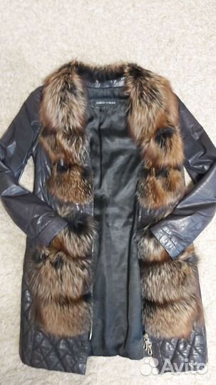 Куртка кожаная женская демисезонная 42-44