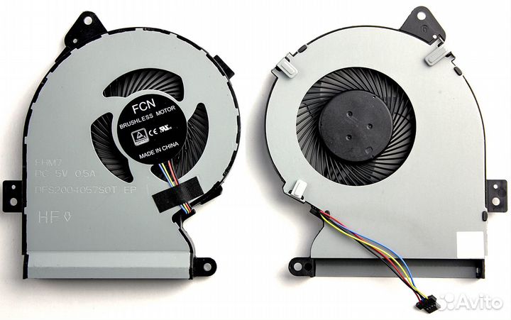 Вентилятор (кулер) для ноутбука Asus K540UB (4 Pin