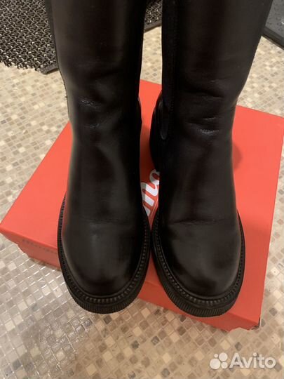 Полусапоги жен 38 нат кожа