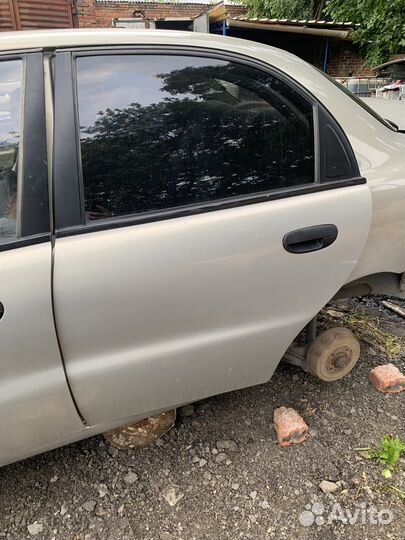 Дверь задняя chevrolet lanos
