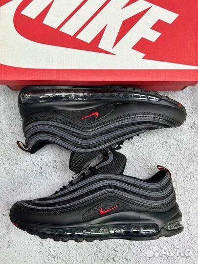 Nike air max 97 black red