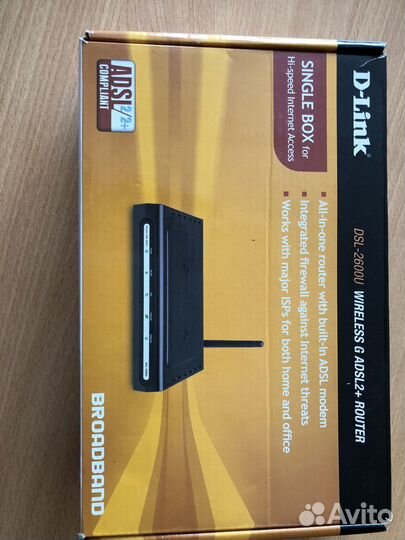 Роутер Wi-Fi D-link dsl-2600u