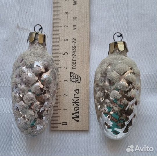 Елочные игрушки СССР. Шишки разные. Лотом
