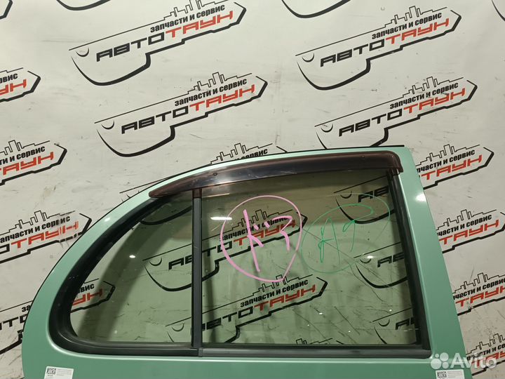 Дверь nissan march micra AK12 BK12 BNK12 K12 YK12 H210MAZ0MA задняя правая зеленый, DAA NA6799