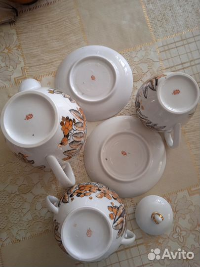 Сервиз чайный лфз Золотая рябина