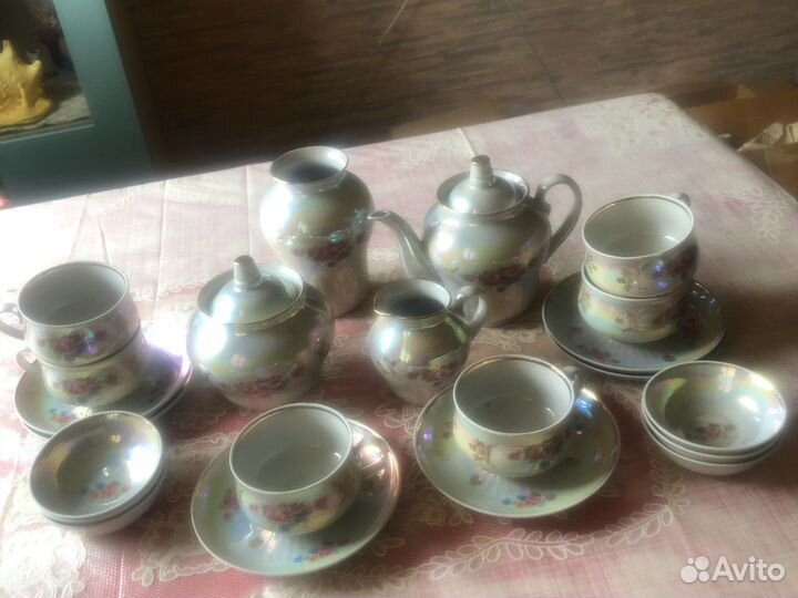 Чайный сервиз СССР дулево 22 предмета