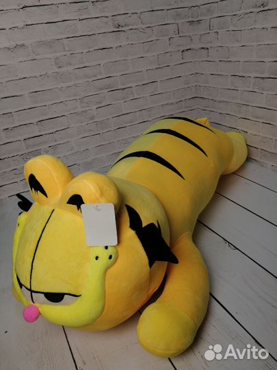 Мягкая плюшевая игрушка Гарфилд-батон, 60см