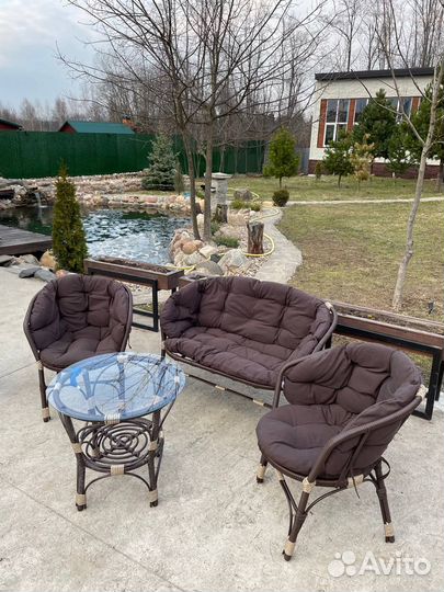 Садовая мебель из ротанга