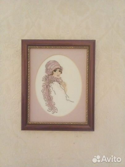 Картины ручной вышивки