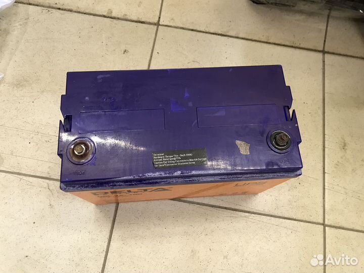 Аккумулятор агм Delta 12 - 100