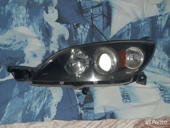 Фара mazda 3 bk хэтчбек левая