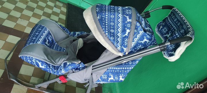 Детские санки коляска бу